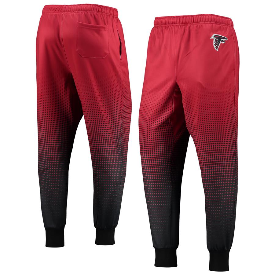 Atlanta Falcons FOCO Gradient Jogger Pants - Red