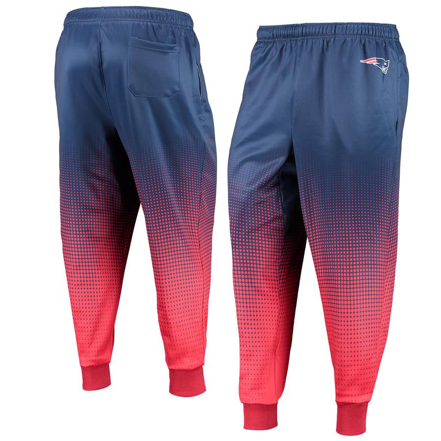 New England Patriots FOCO Gradient Jogger Pants - Navy