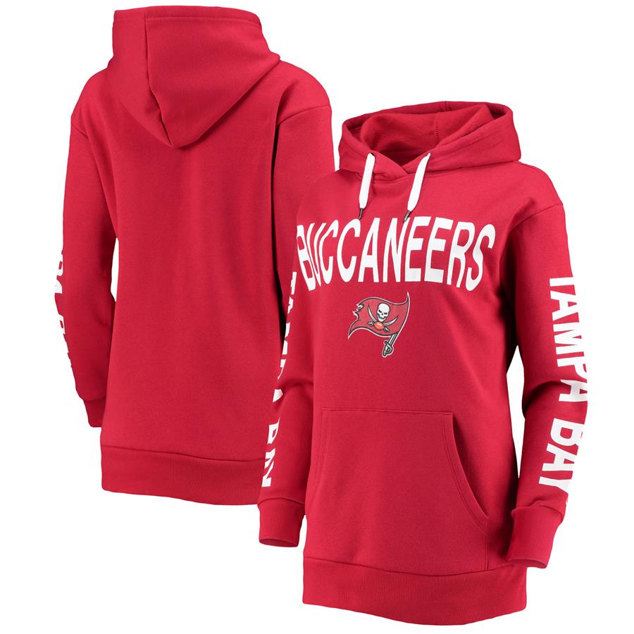 Tampa Bay Buccaneers G-III 4Her by Carl Banks Women's Extra Point Pullover Hoodie - Red