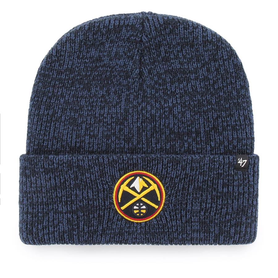 Denver Nuggets '47 Brain Freeze Cuffed Knit Hat - Navy