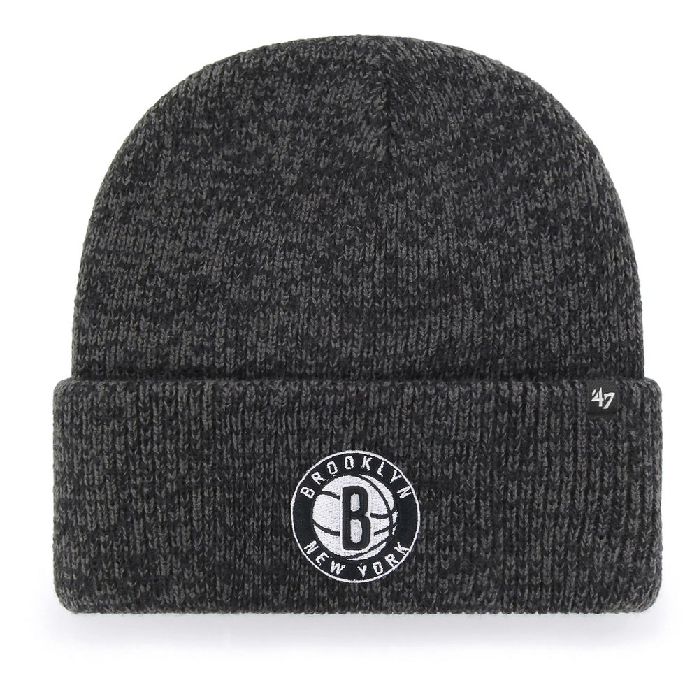 Brooklyn Nets '47 Brain Freeze Cuffed Knit Hat - Black