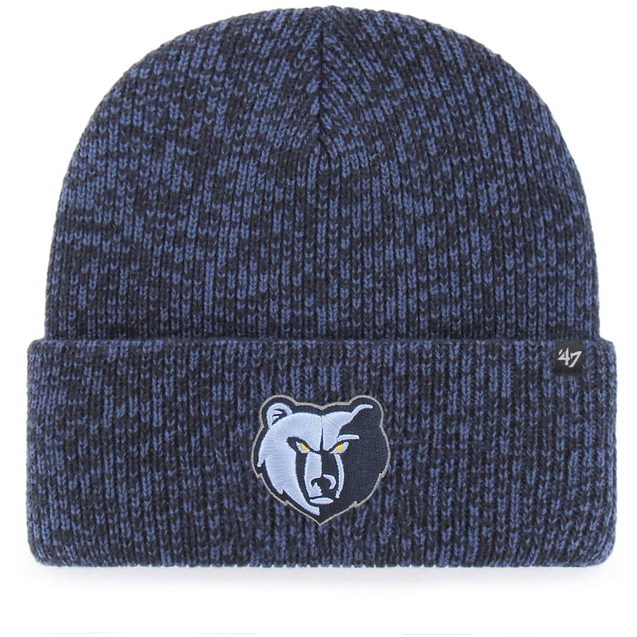 Memphis Grizzlies '47 Brain Freeze Cuffed Knit Hat - Navy