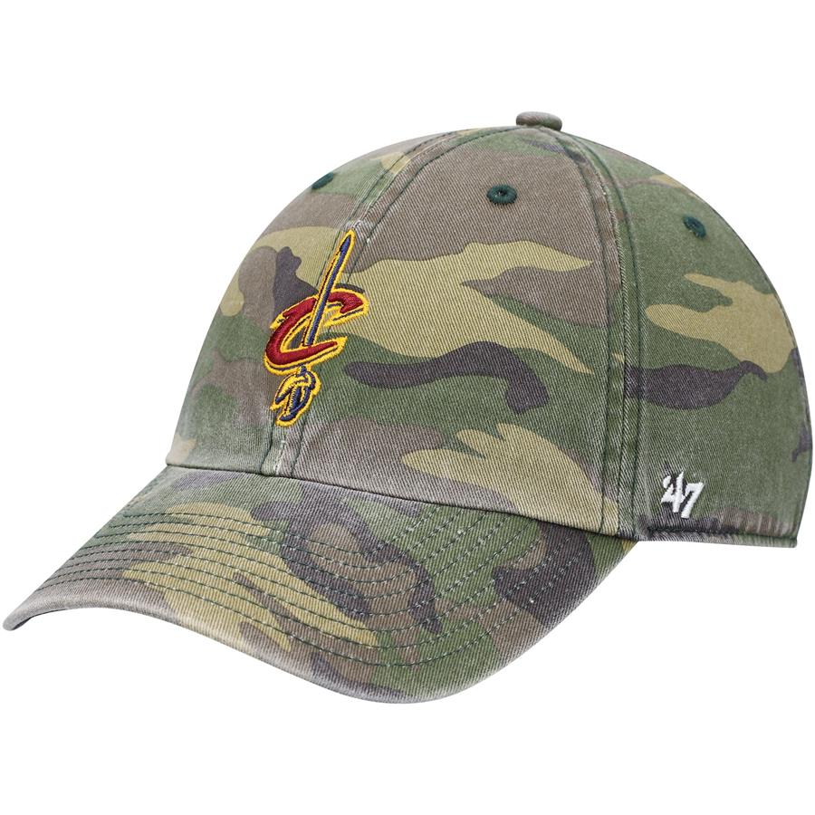 Cleveland Cavaliers '47 Clean Up Adjustable Hat - Camo