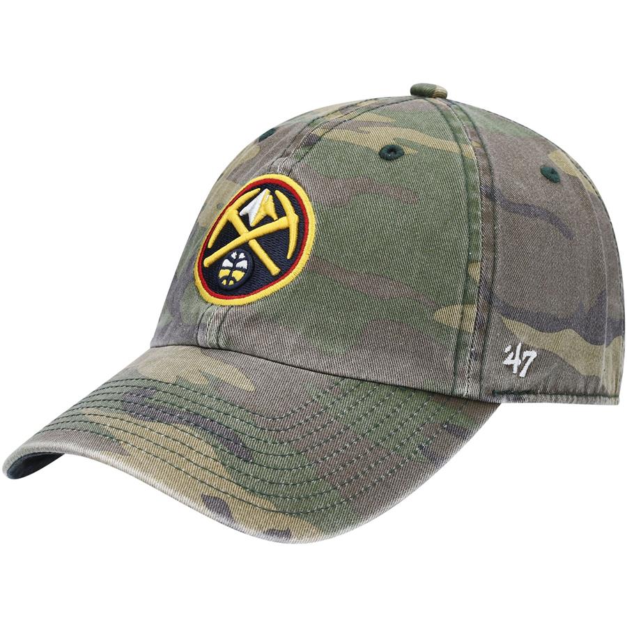 Denver Nuggets '47 Clean Up Adjustable Hat - Camo