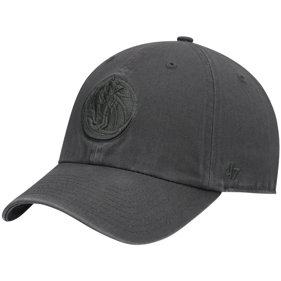 Dallas Mavericks '47 Team Clean Up Adjustable Hat - Charcoal