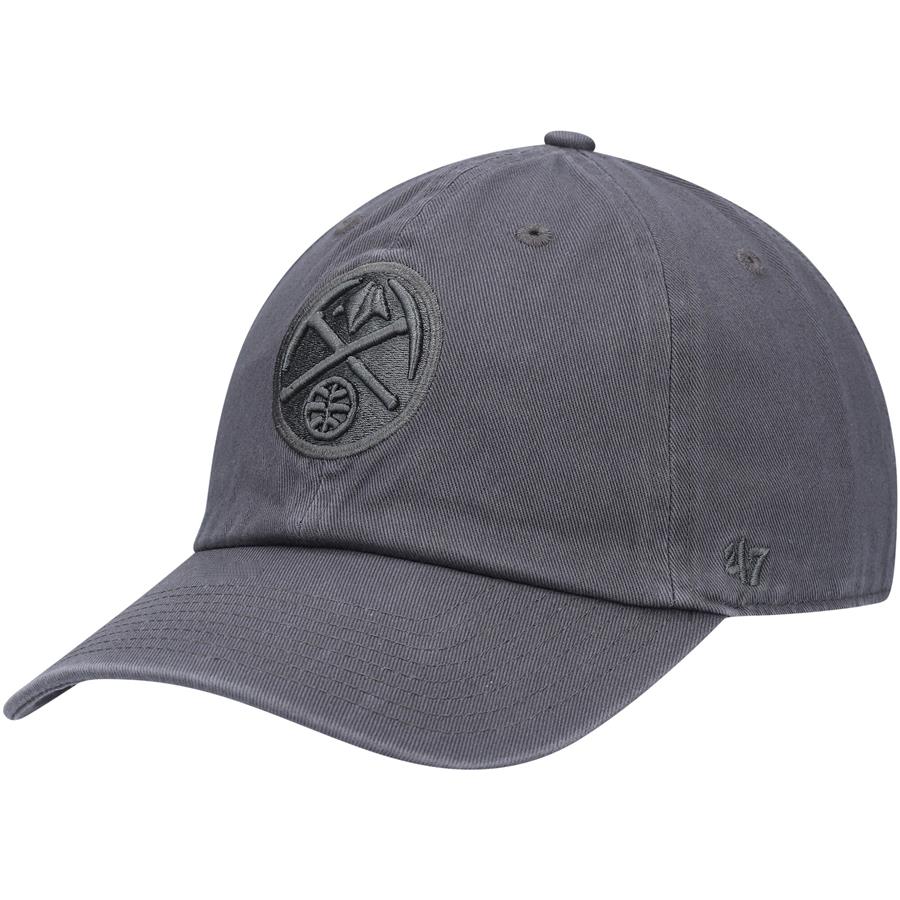 Denver Nuggets '47 Team Clean Up Adjustable Hat - Charcoal