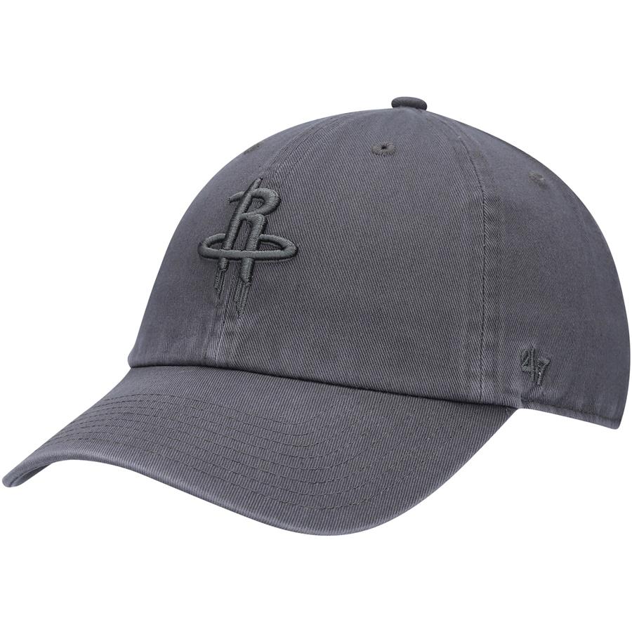 Houston Rockets '47 Team Clean Up Adjustable Hat - Charcoal
