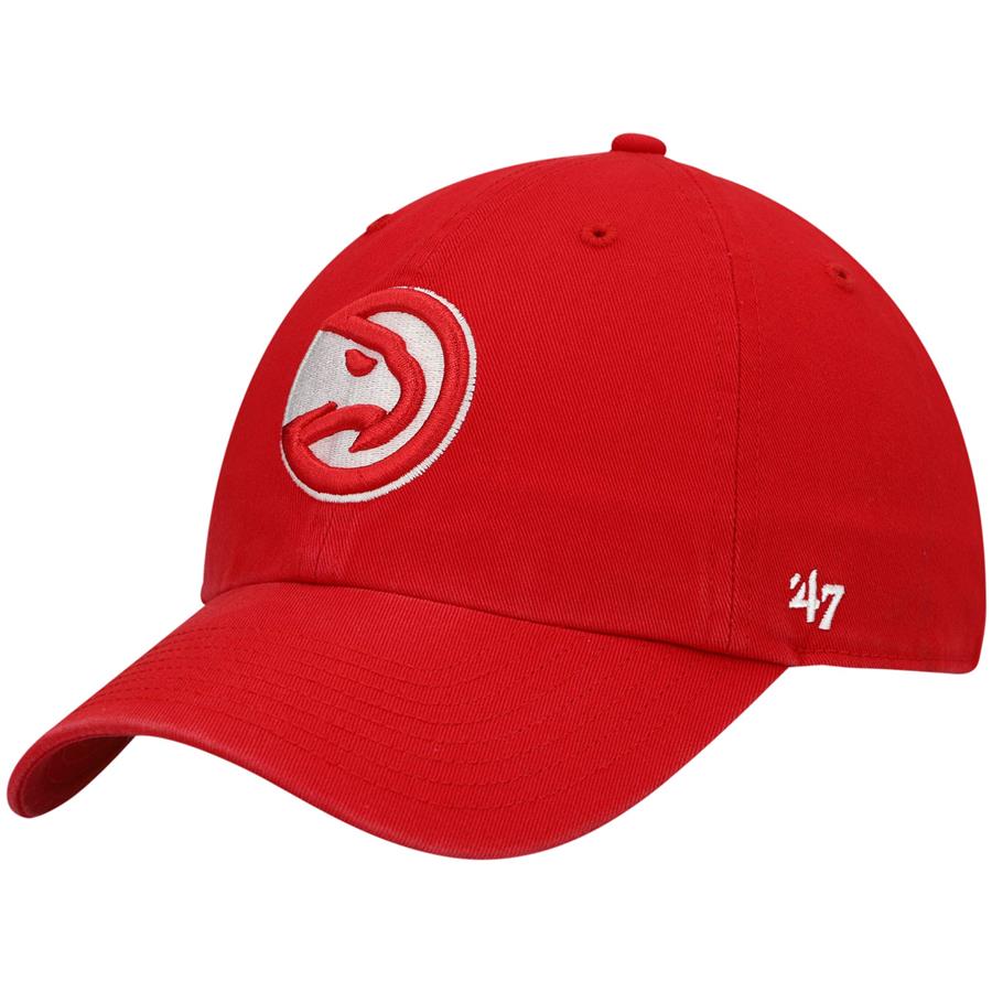 Atlanta Hawks '47 Team Clean Up Adjustable Hat - Red