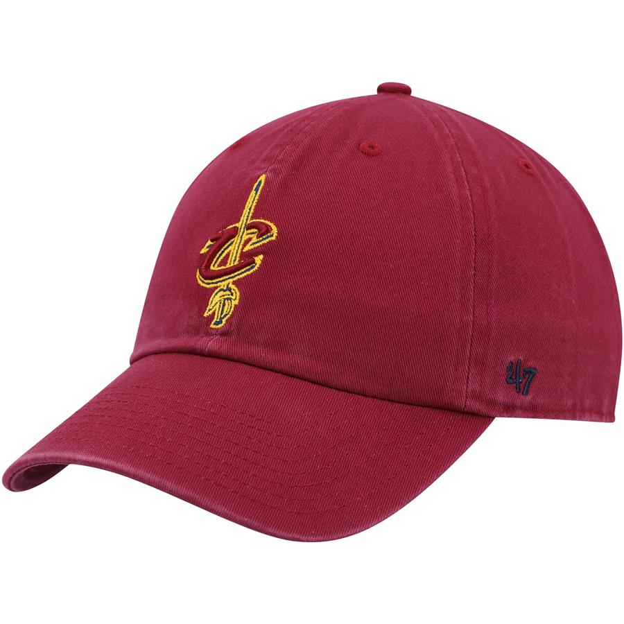 Cleveland Cavaliers '47 Team Clean Up Adjustable Hat - Wine
