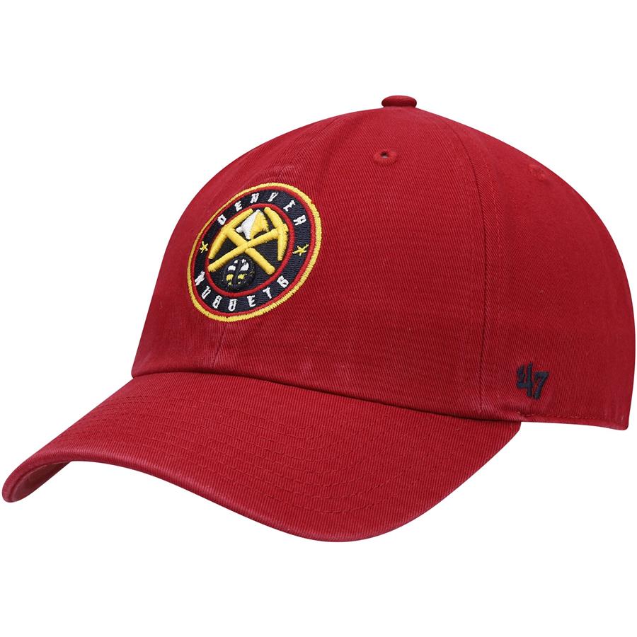 Denver Nuggets '47 Team Clean Up Adjustable Hat - Red