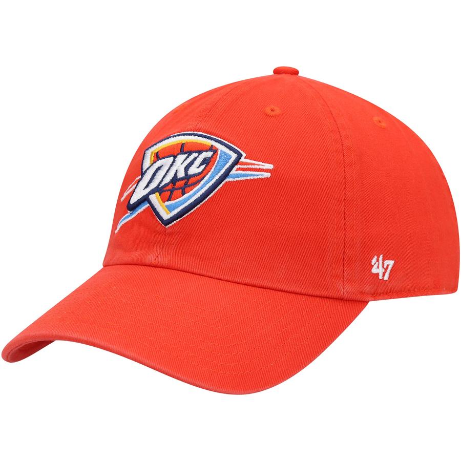 Oklahoma City Thunder '47 Team Clean Up Adjustable Hat - Orange