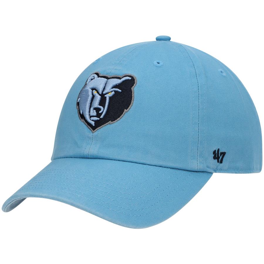 Memphis Grizzlies '47 Team Clean Up Adjustable Hat - Light Blue