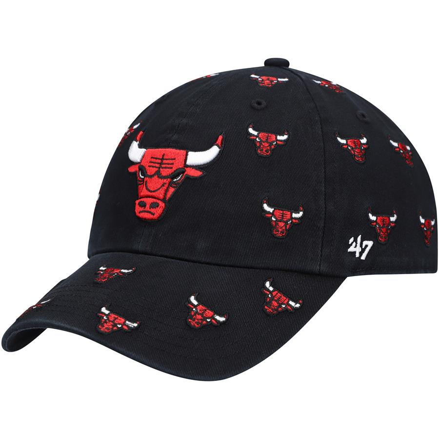 Chicago Bulls '47 Confetti Cleanup Adjustable Hat - Black