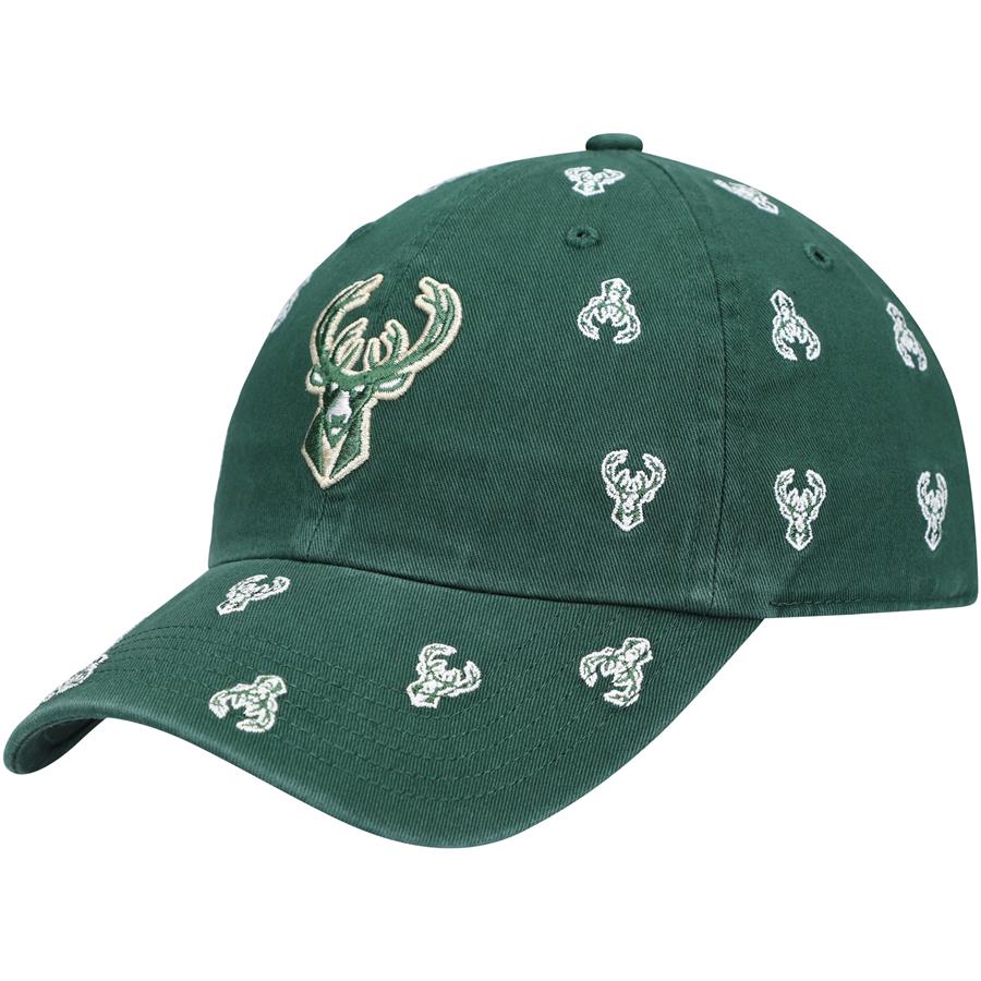 Milwaukee Bucks '47 Confetti Cleanup Adjustable Hat - Hunter Green
