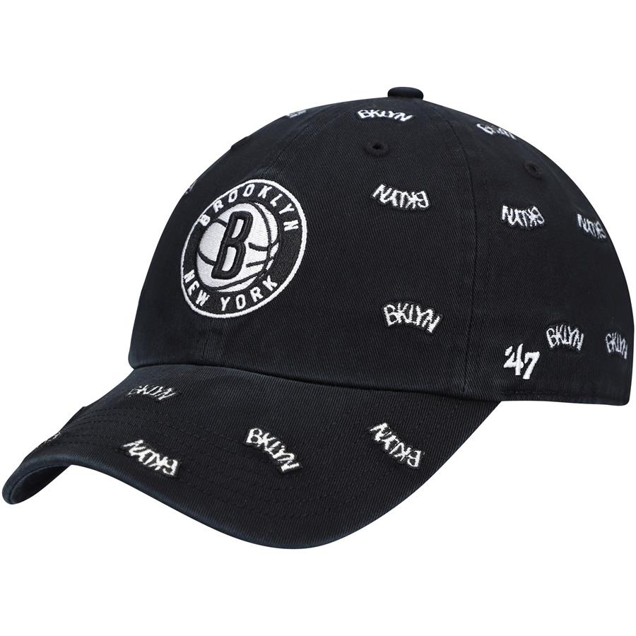 Brooklyn Nets '47 Confetti Cleanup Adjustable Hat - Black