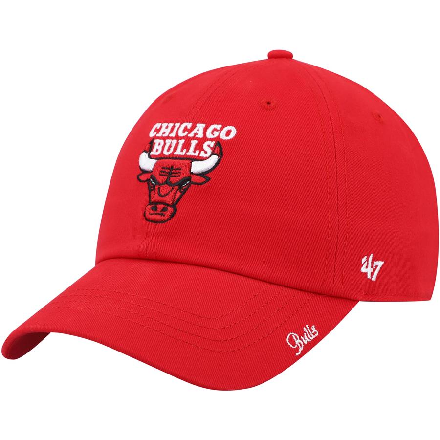 Chicago Bulls '47 Women's Miata Clean Up Logo Adjustable Hat - Red