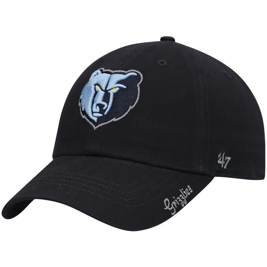 Memphis Grizzlies '47 Women's Miata Clean Up Logo Adjustable Hat - Navy