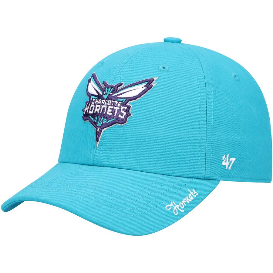 Charlotte Hornets '47 Women's Miata Clean Up Logo Adjustable Hat - Teal