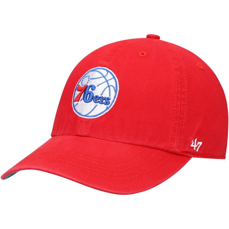 Philadelphia 76ers '47 Team Franchise Fitted Hat - Red