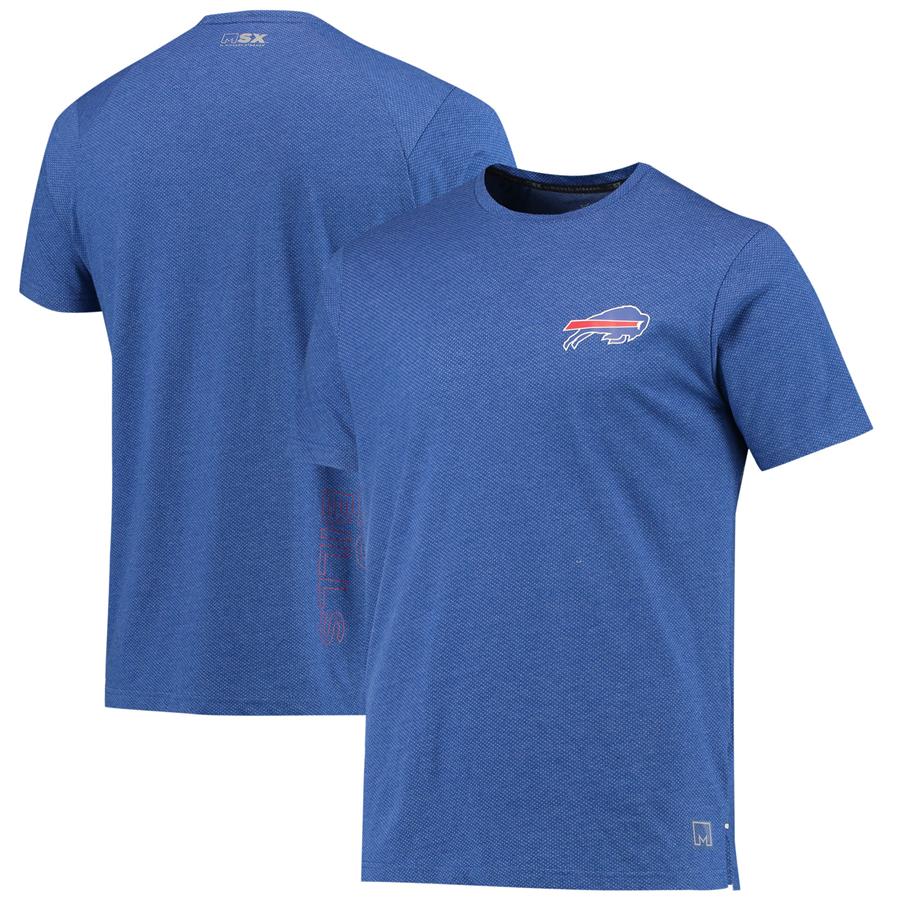 Buffalo Bills MSX by Michael Strahan Motivation Performance T-Shirt - Royal