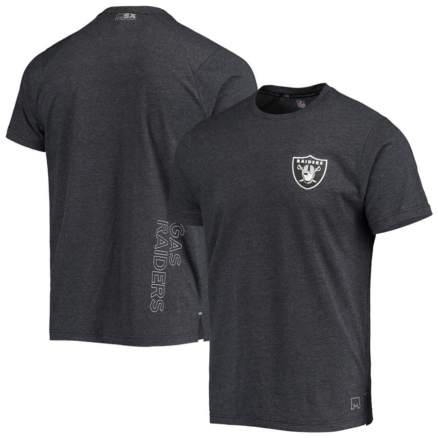 Las Vegas Raiders MSX by Michael Strahan Motivation Performance T-Shirt - Black