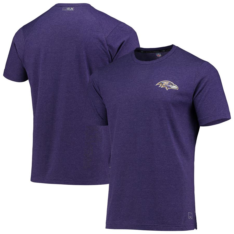 Baltimore Ravens MSX by Michael Strahan Motivation Performance T-Shirt - Purple