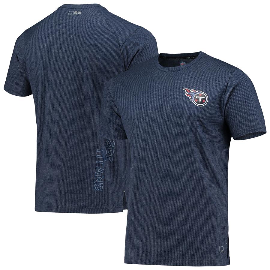 Tennessee Titans MSX by Michael Strahan Motivation Performance T-Shirt - Navy