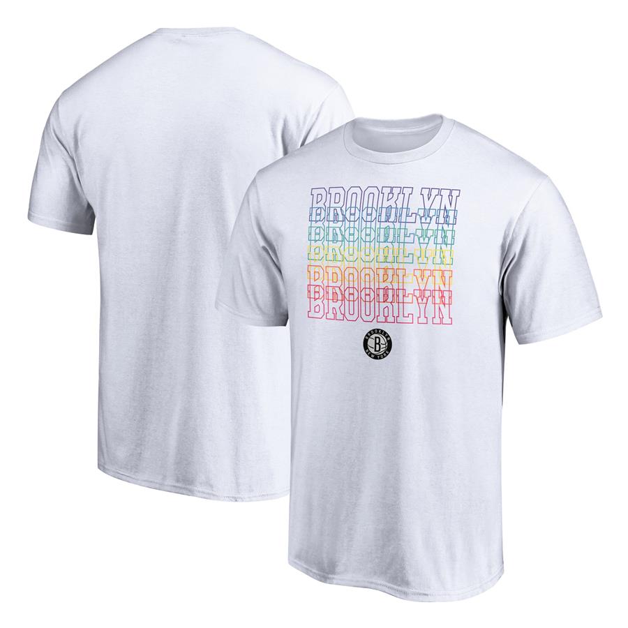 Brooklyn Nets Fanatics Branded Team City Pride T-Shirt - White
