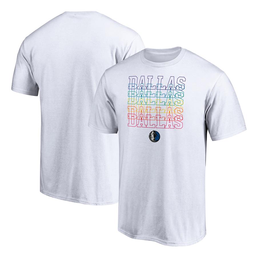 Dallas Mavericks Fanatics Branded Team City Pride T-Shirt - White