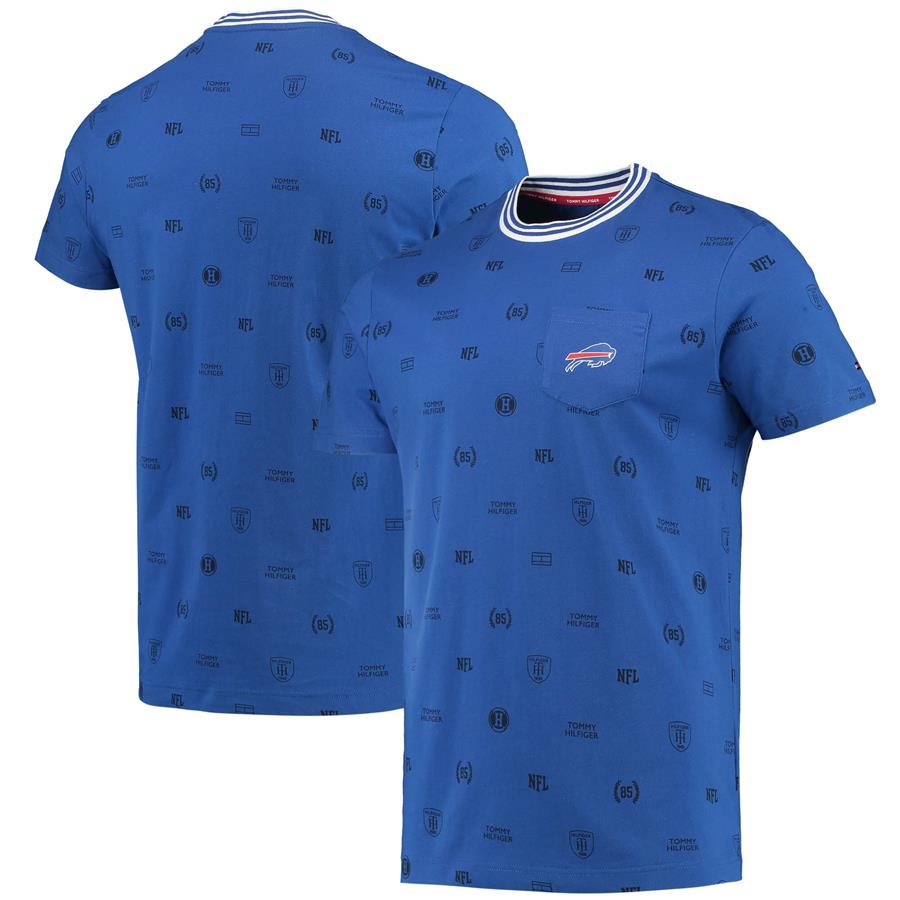 Buffalo Bills Tommy Hilfiger Essential Pocket T-Shirt - Royal