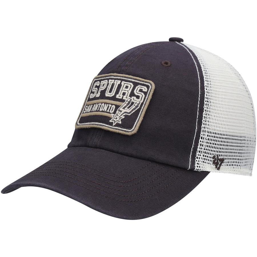 San Antonio Spurs '47 Off Ramp Trucker Snapback Hat - Black