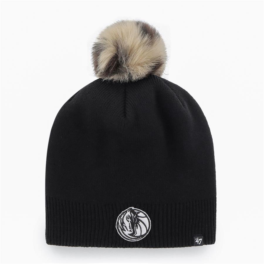 Dallas Mavericks '47 Women's Serengeti Knit Beanie with Pom - Black