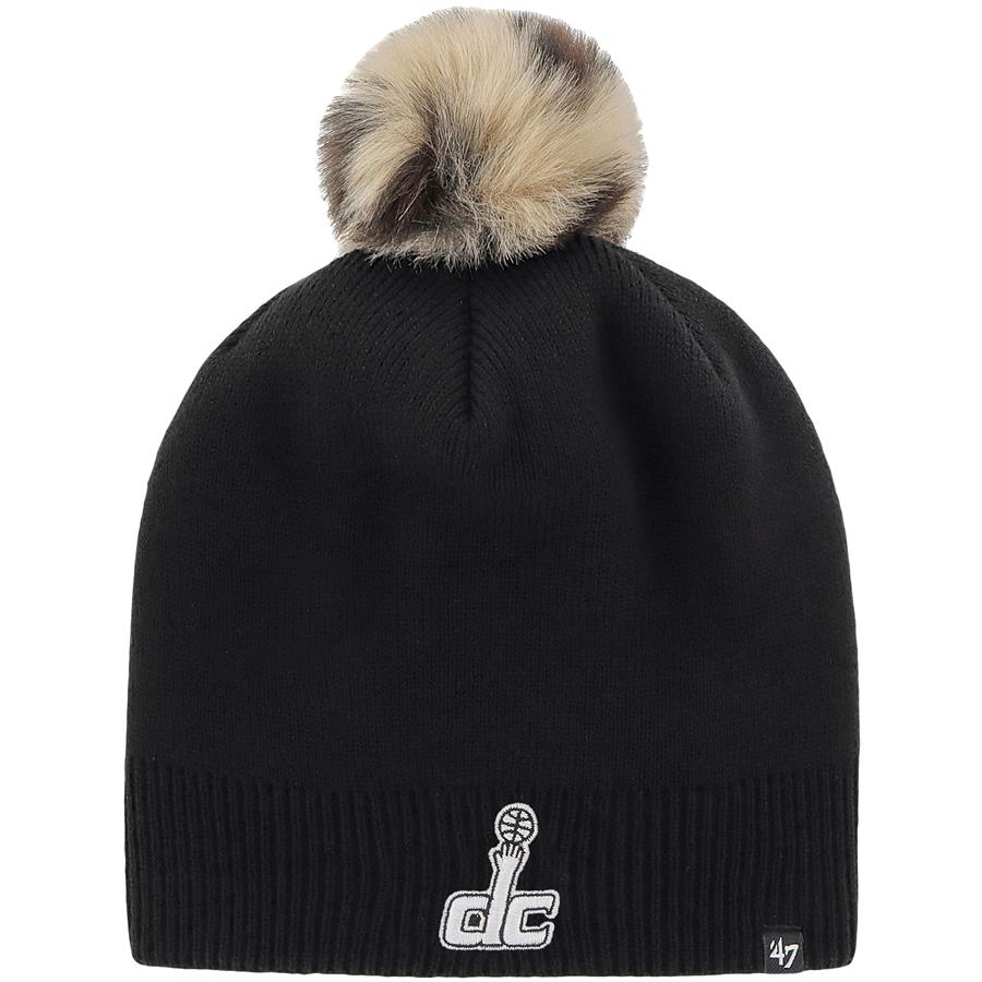 Washington Wizards '47 Women's Serengeti Knit Beanie with Pom - Black