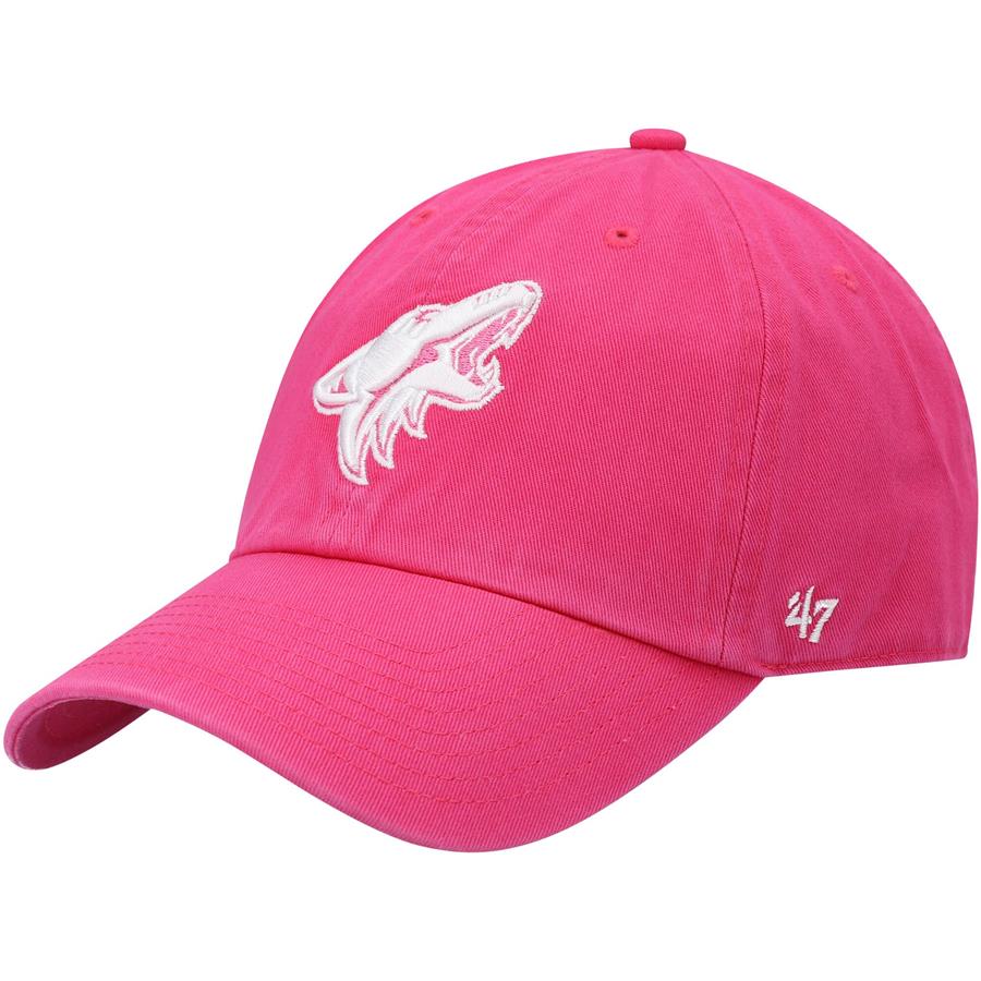 Arizona Coyotes '47 Clean Up Adjustable Hat - Pink