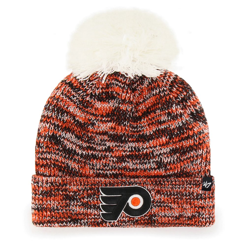 Philadelphia Flyers '47 Women's Triple Cross Cuffed Knit Hat with Pom - Navy