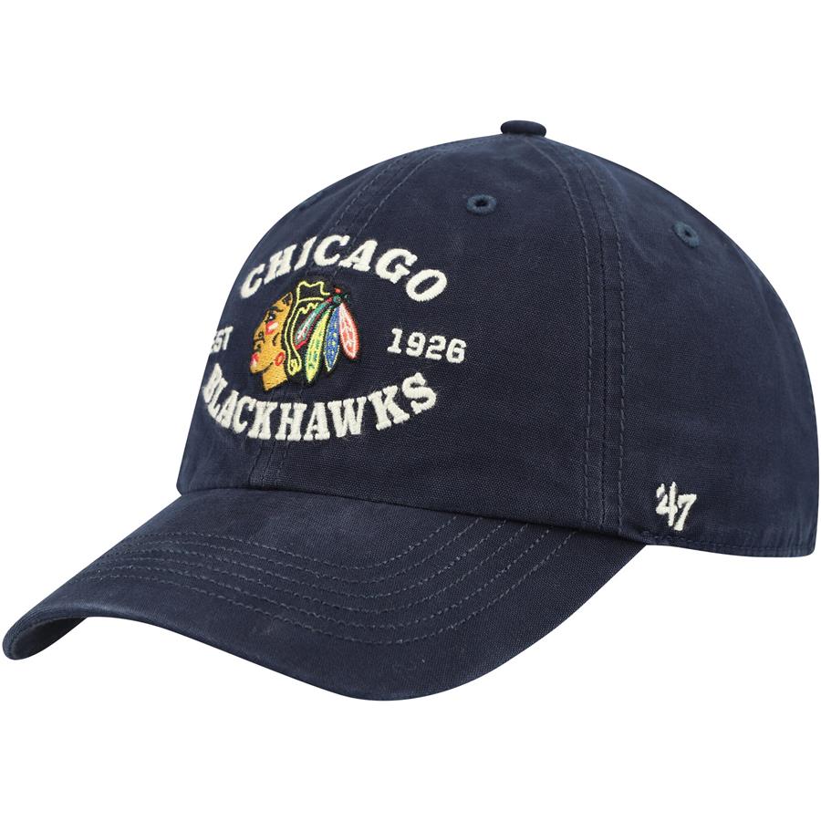 Chicago Blackhawks '47 Brockman Clean Up Adjustable Hat - Black