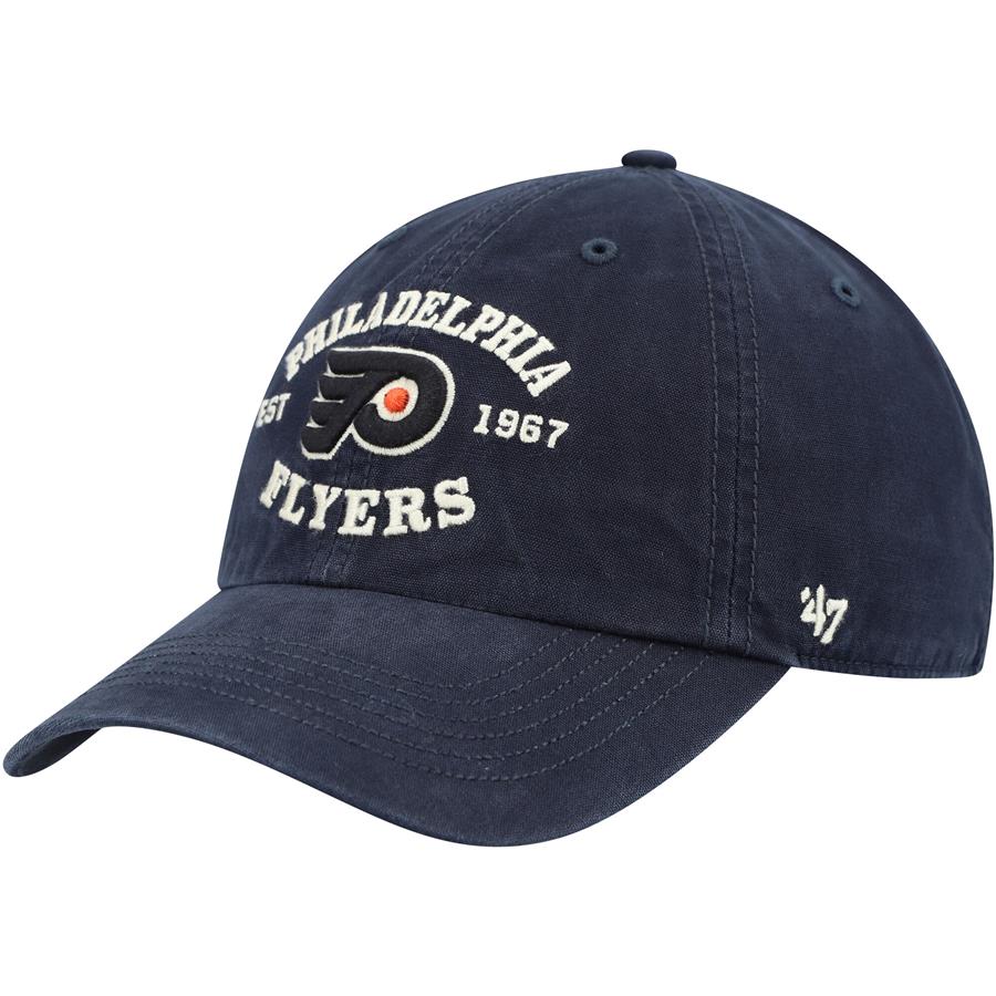 Philadelphia Flyers '47 Brockman Clean Up Adjustable Hat - Black