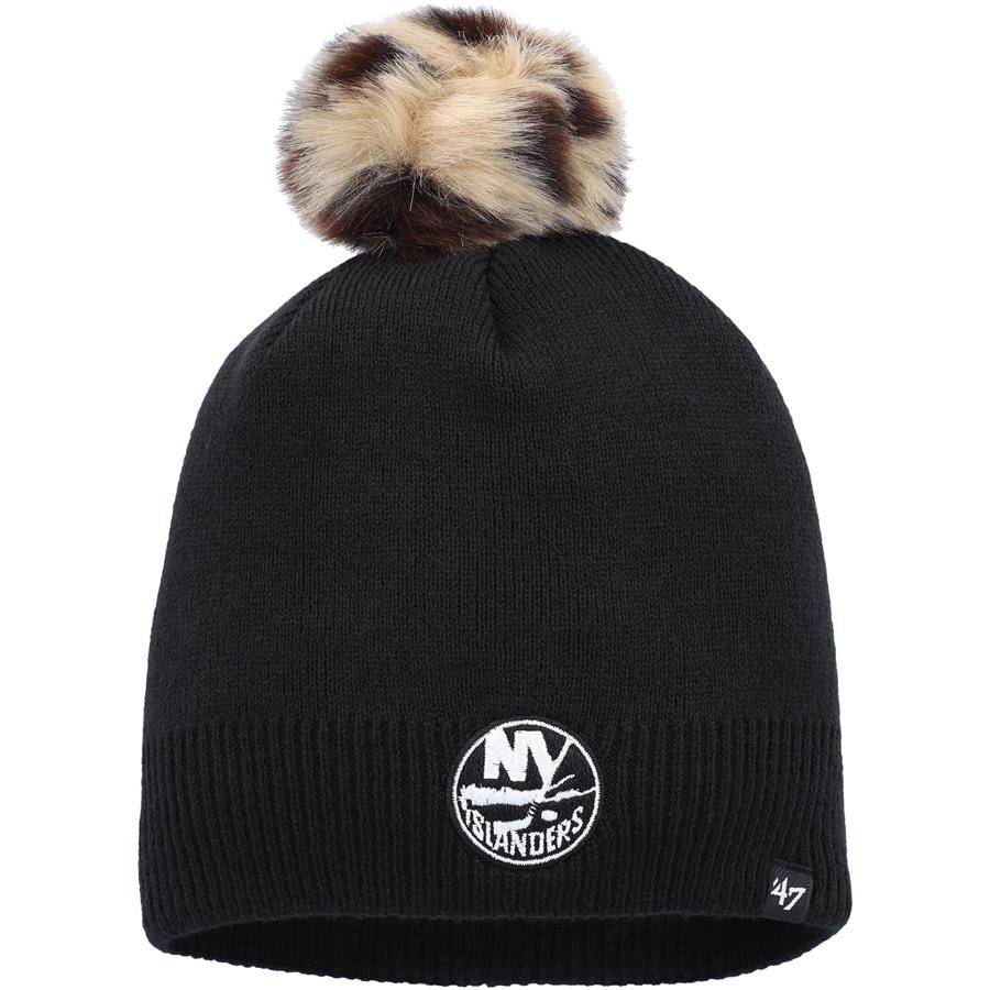 New York Islanders '47 Women's Serengeti Knit Beanie with Pom - Black
