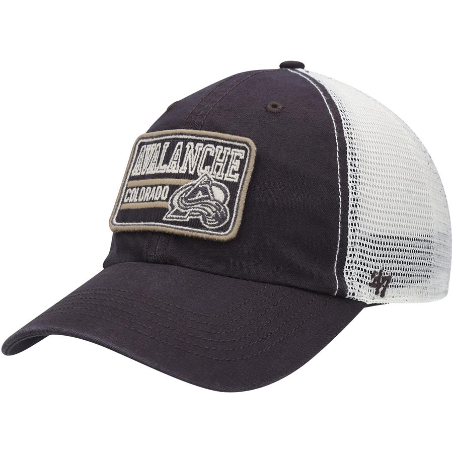 Colorado Avalanche '47 Off Ramp Trucker Snapback Hat - Charcoal
