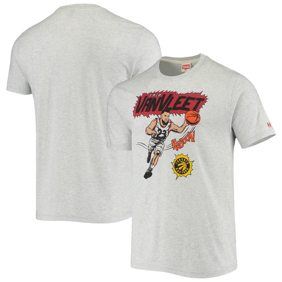 Fred VanVleet Toronto Raptors Homage Comic Book Player Tri-Blend T-Shirt - Heathered Gray