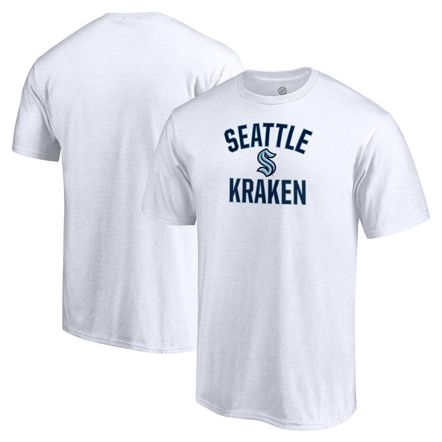 Seattle Kraken Fanatics Branded Victory Arch Team T-Shirt - White