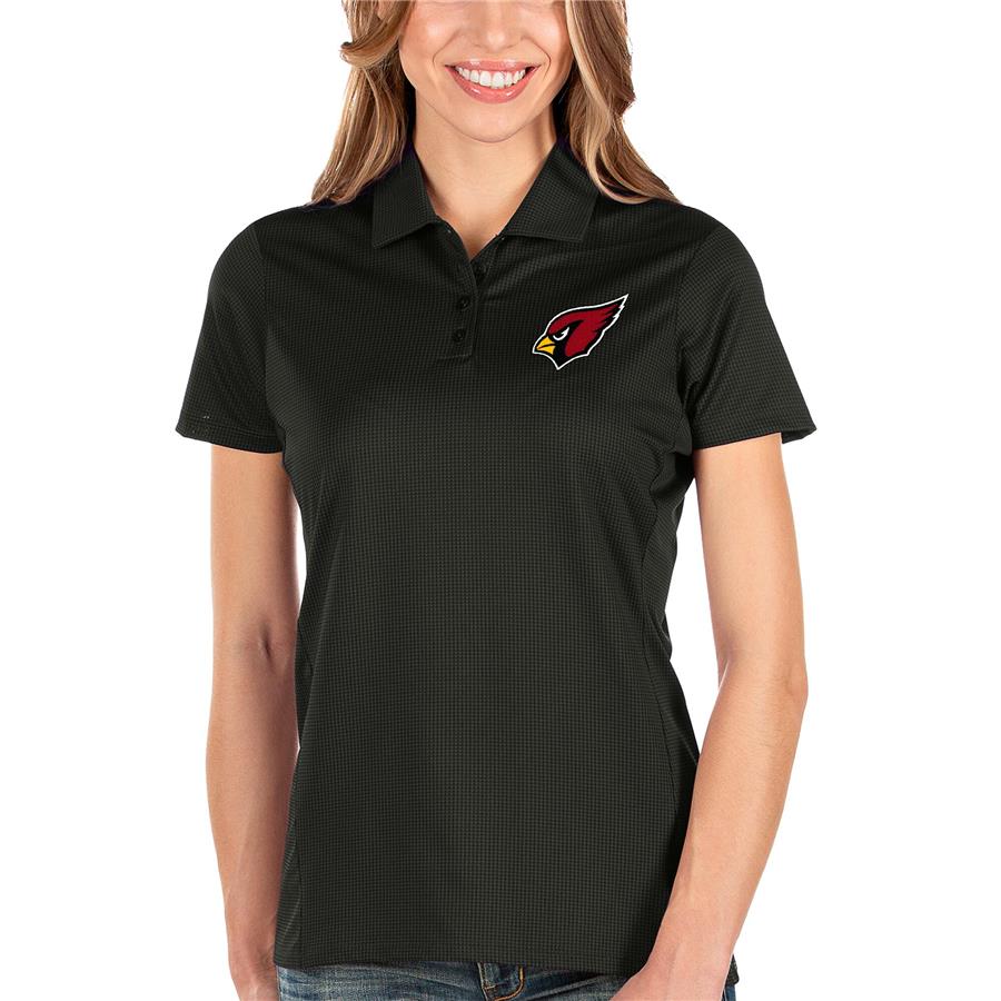 Arizona Cardinals Antigua Women's Balance Polo - Black