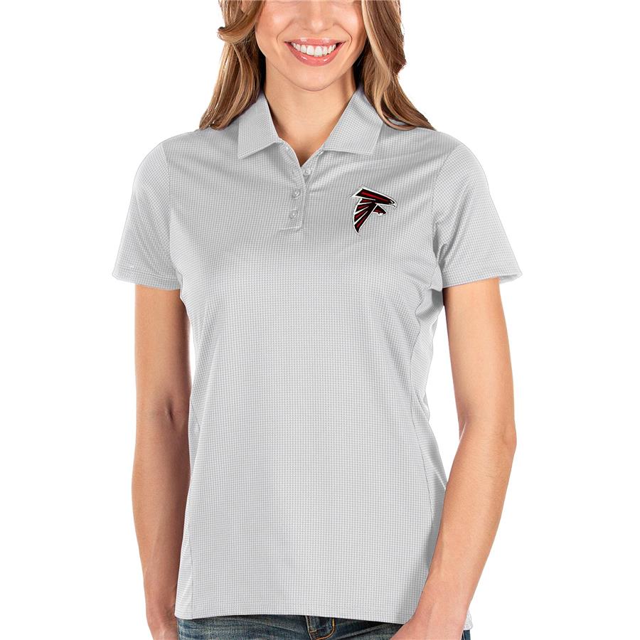 Atlanta Falcons Antigua Women's Balance Polo - White