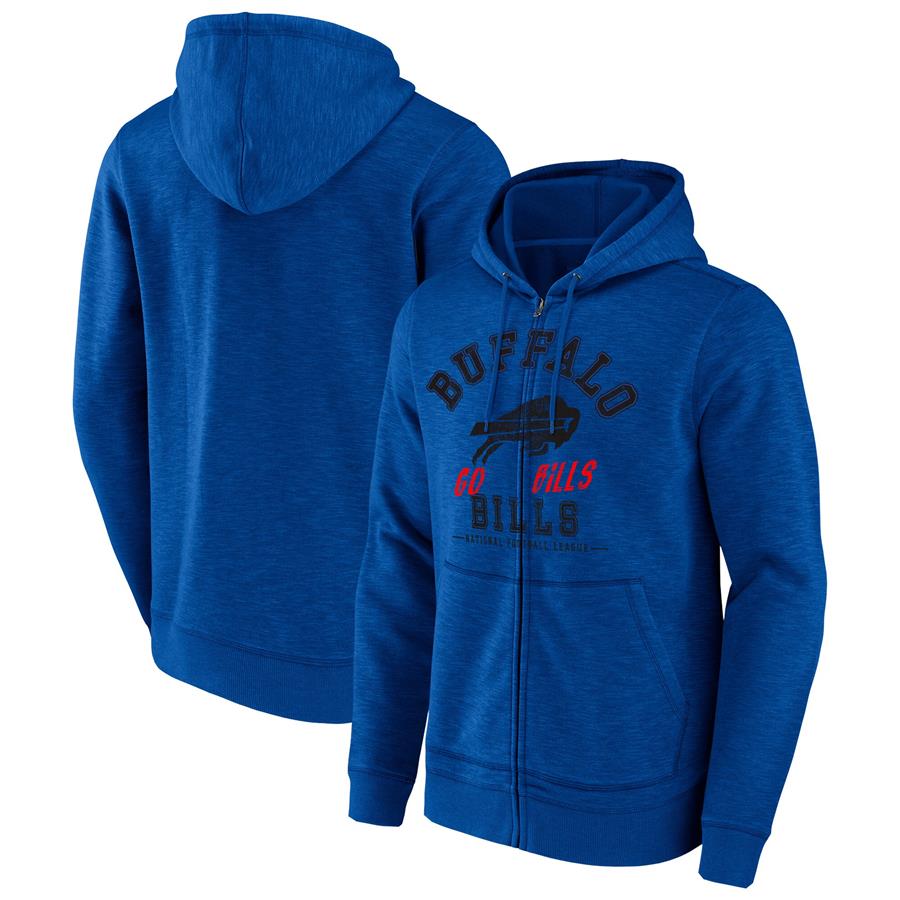 Buffalo Bills NFL x Darius Rucker Collection by Fanatics Slub Full-Zip Hoodie - Royal