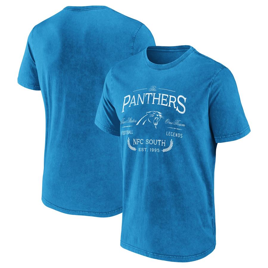 Carolina Panthers NFL x Darius Rucker Collection by Fanatics T-Shirt - Blue