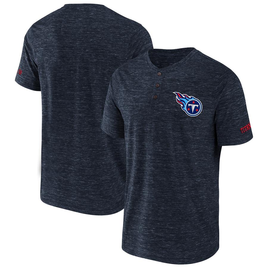 Tennessee Titans NFL x Darius Rucker Collection by Fanatics Slub Henley T-Shirt - Navy