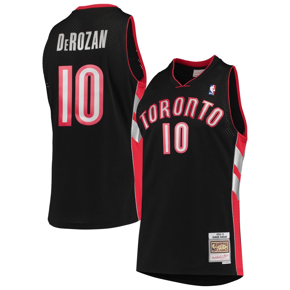 DeMar DeRozan Toronto Raptors Mitchell & Ness 2012-13 Hardwood Classics Swingman Jersey - Black