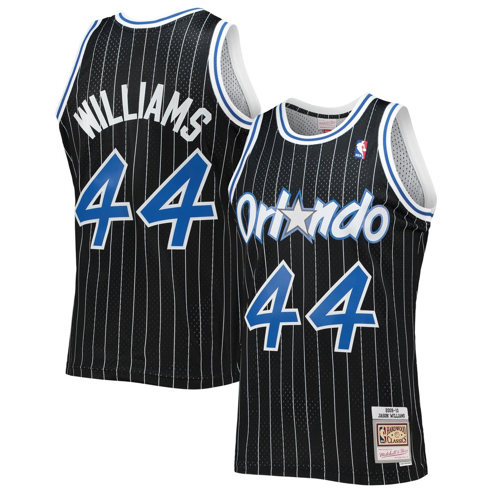 Jason Williams Orlando Magic Mitchell & Ness 2009-10 Hardwood Classics Swingman Jersey - Black