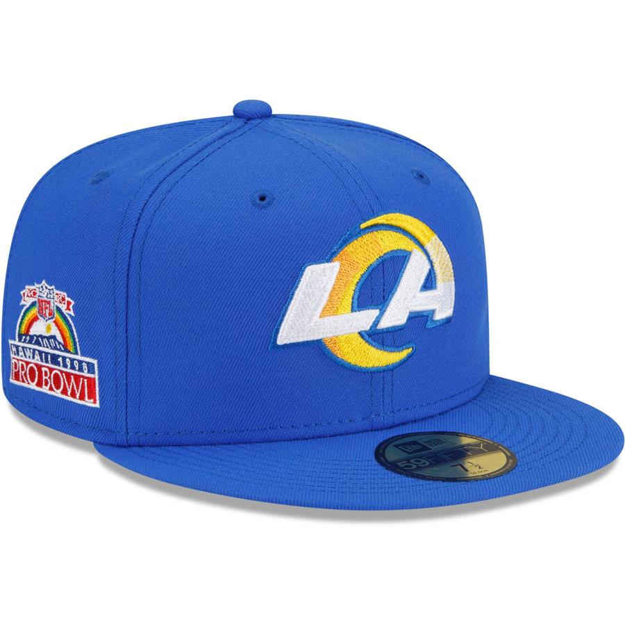 Los Angeles Rams New Era Patch Up 1998 Pro Bowl 59FIFTY Fitted Hat - Royal