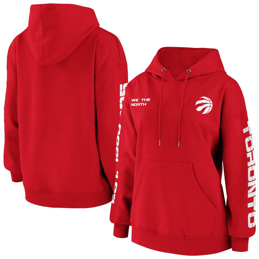 Toronto Raptors WEAR by Erin Andrews Women's Pullover Hoodie - Red